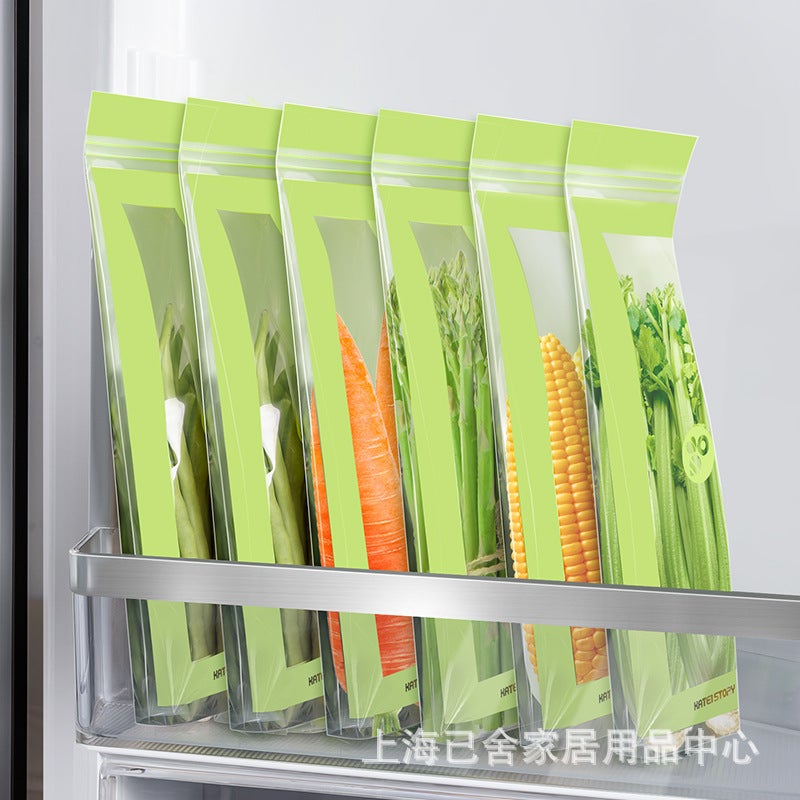 Household Thickeneded Fresh-Keeping Sealed Bag Food-Grade Dense Bag Kitchen Refrigerator Refrigerated And Frozen Packaging Sterilization Storage Bag - Image 5